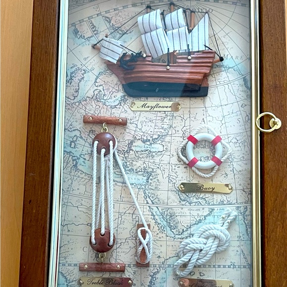 NAUTICAL THEME SHADOW FRAME - Picture 3 of 3